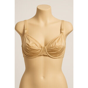 Victoria’s Secret Nude Satin Underwire Bra 38D Shaping Support
